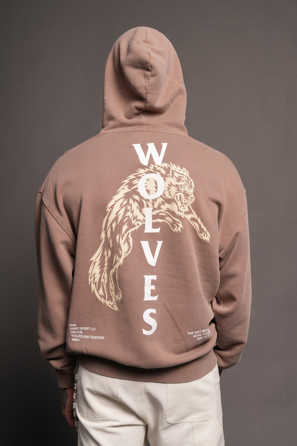 Leap Of Faith V2 Bishop Hoodie In Mojave Brown - imagem 2