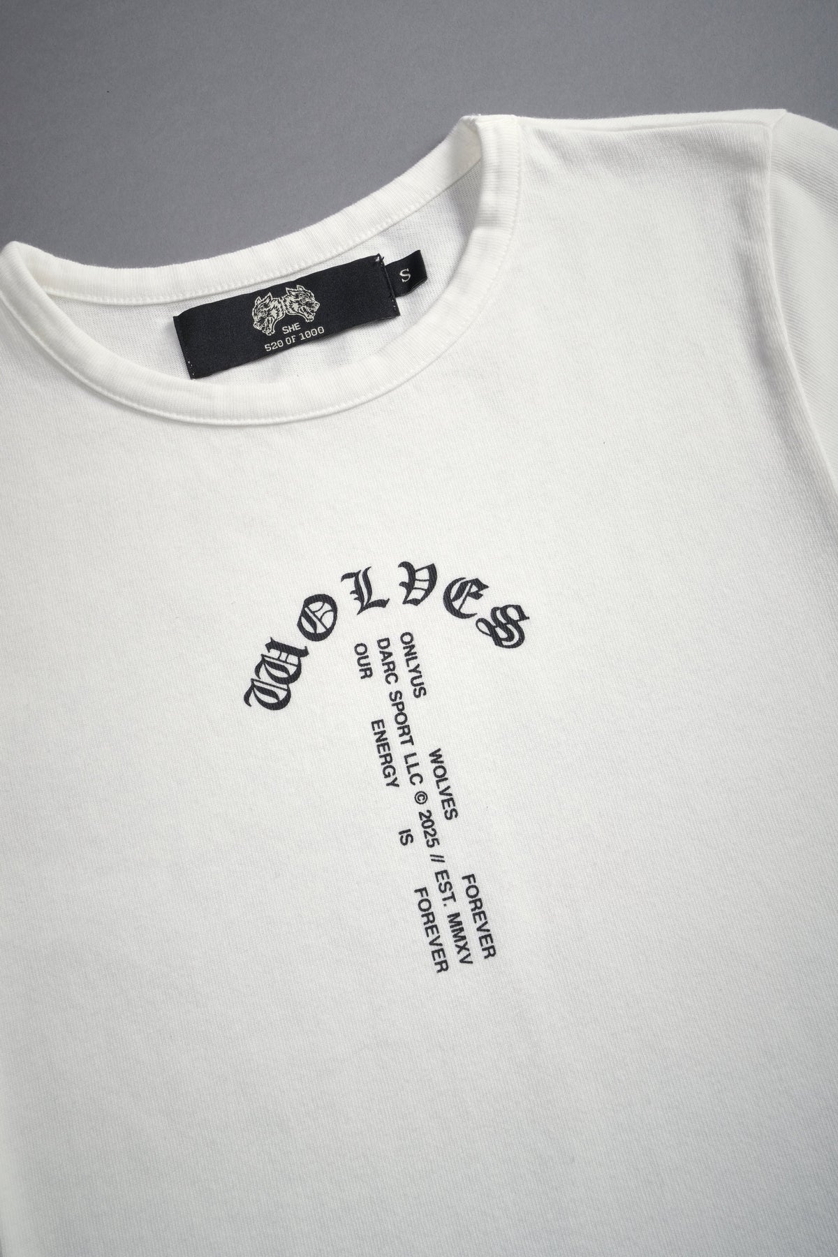 Wolves Club Forever "Baby" Tee in Cream - imagem 8