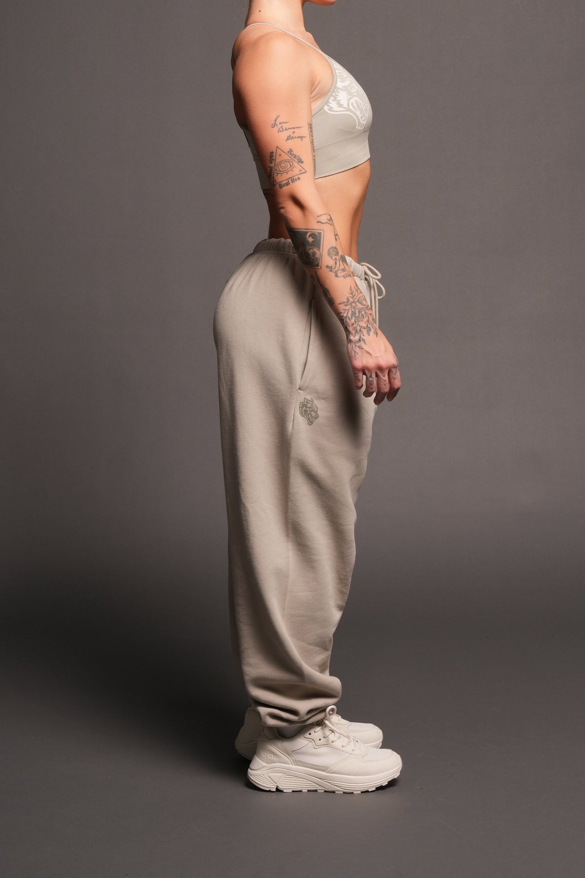 Dual Lightweight Lounger Sweat Pants In Cactus Gray - imagem 6
