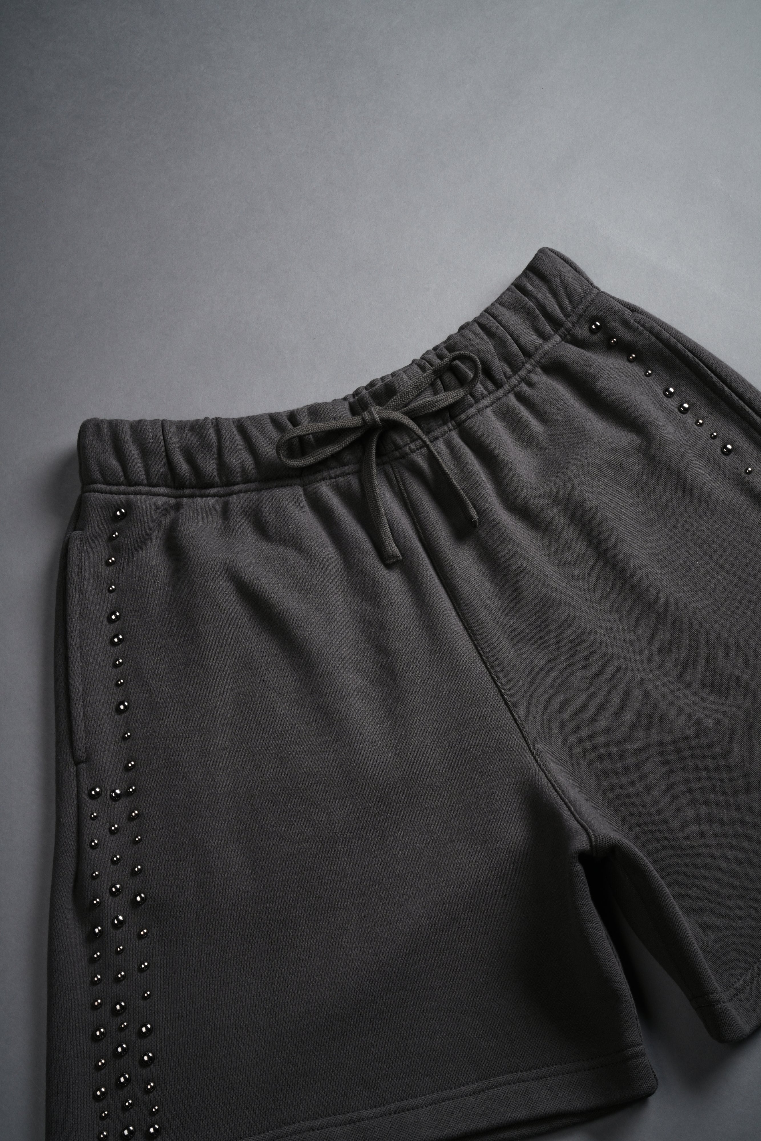 Stud Wolf Post Lounge Sweat Shorts in Wolf Gray — imagem 7