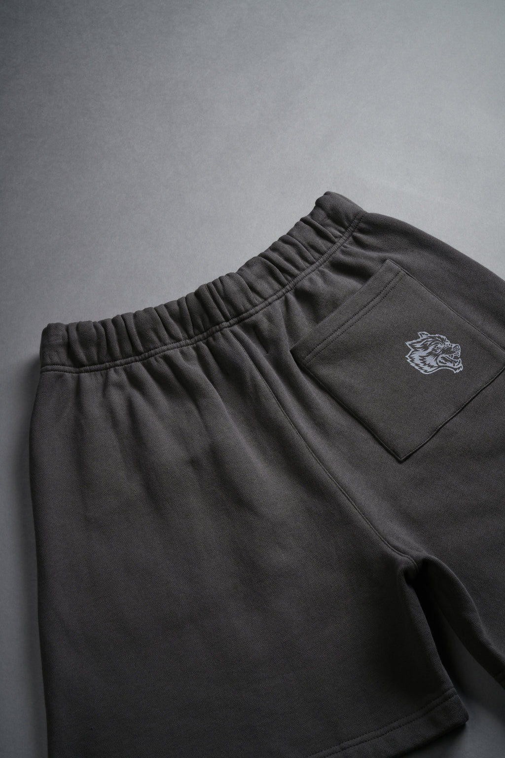 Stud Wolf Post Lounge Sweat Shorts in Wolf Gray — imagem 9
