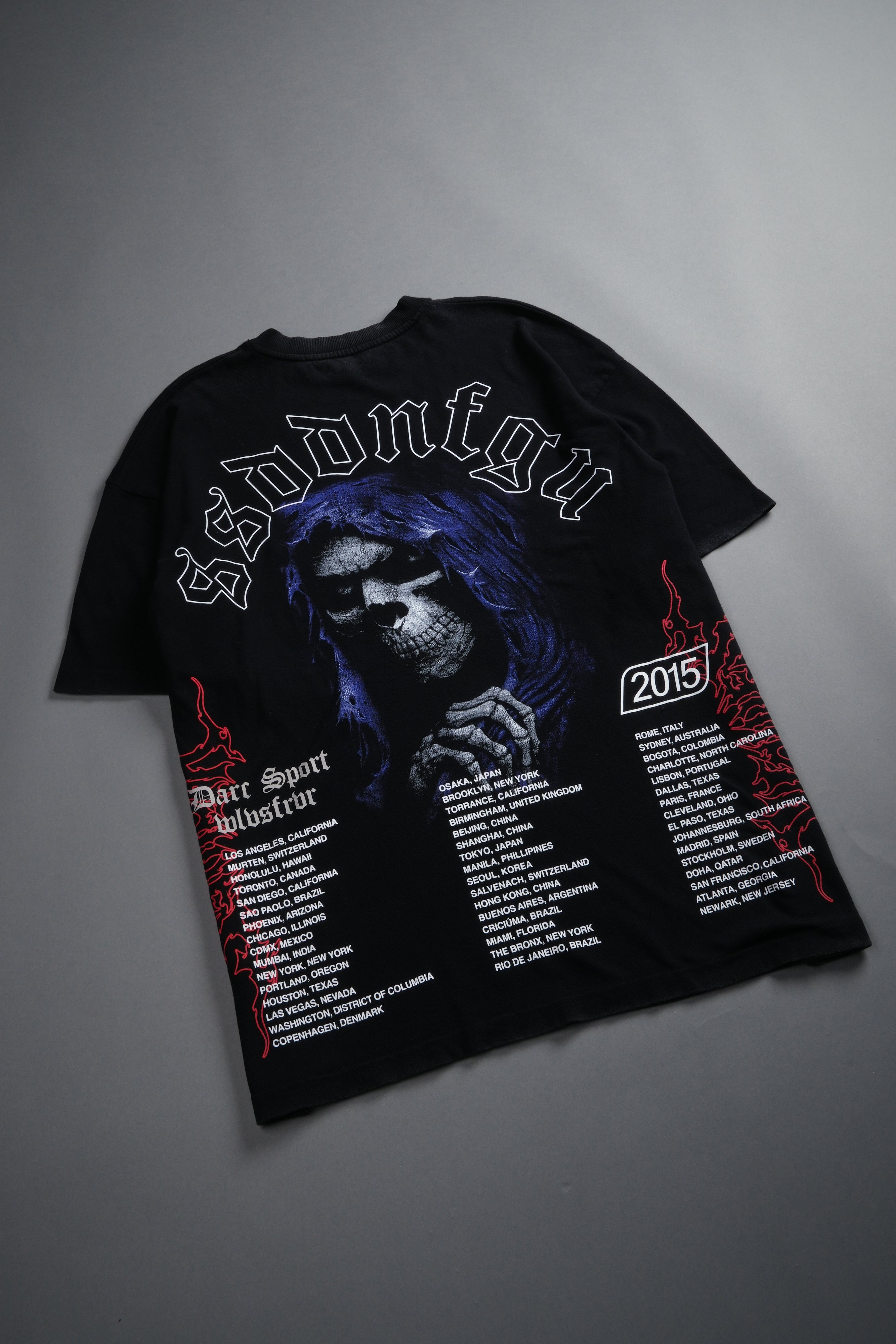 Reaper Tour Premium Oversized Tee in Black — imagem 10