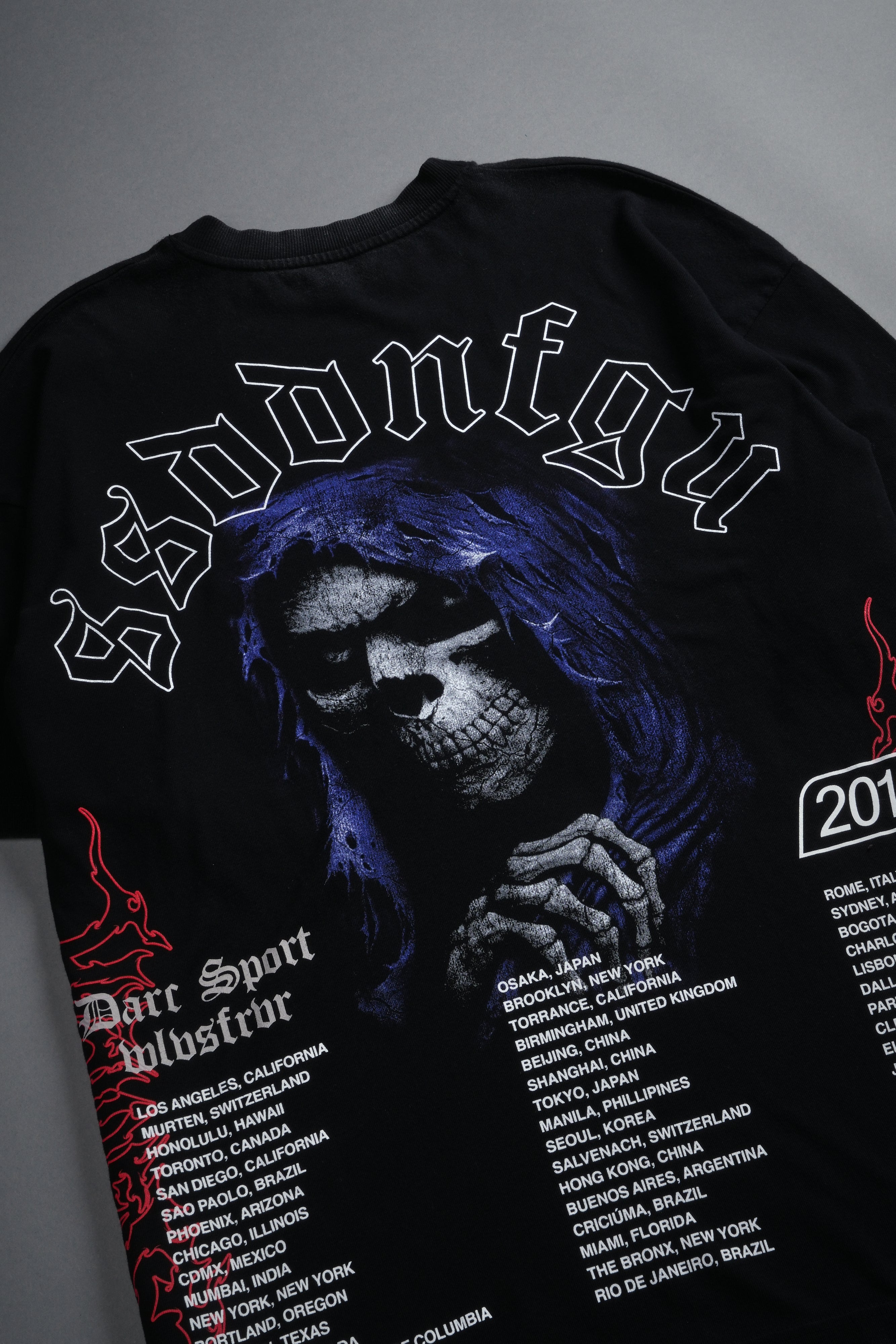 Reaper Tour Premium Oversized Tee in Black — imagem 11