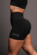 Dual She Wolf Seamless Everson Training Shorts In Black - imagem 1