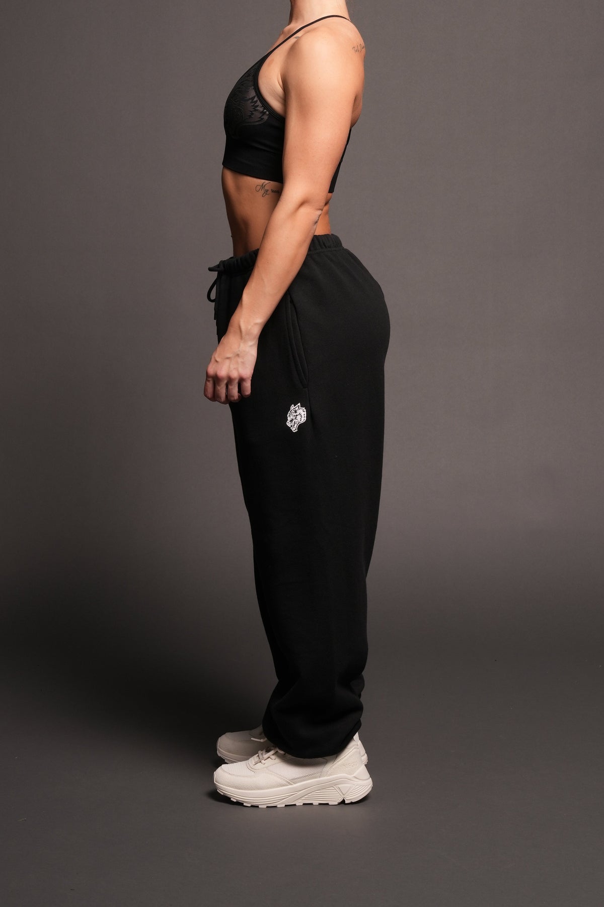 Dual Lightweight Lounger Sweat Pants In Black - imagem 2