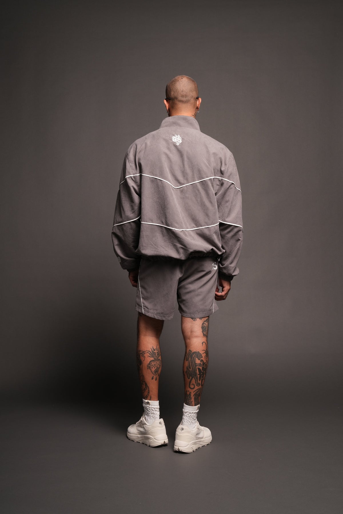 Hesh Forever V2 Darby Track Jacket In Wolf Gray - imagem 6