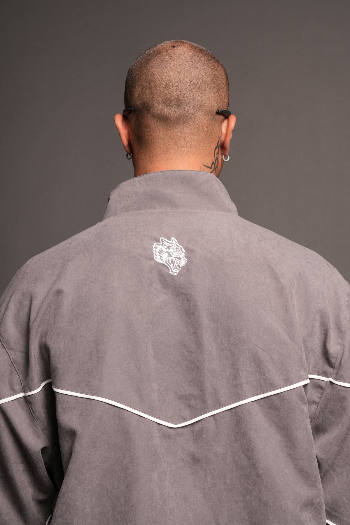 Hesh Forever V2 Darby Track Jacket In Wolf Gray - imagem 8