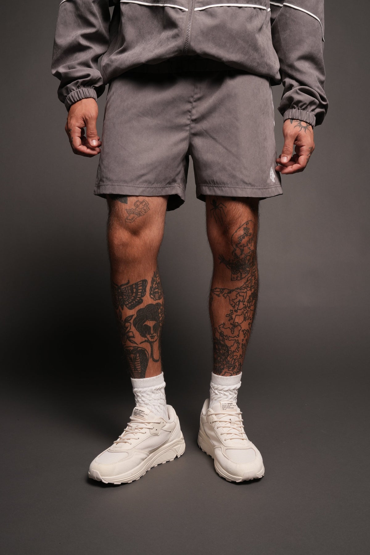 Mmxv V2 Darby V2 Track Shorts In Wolf Gray - imagem 2