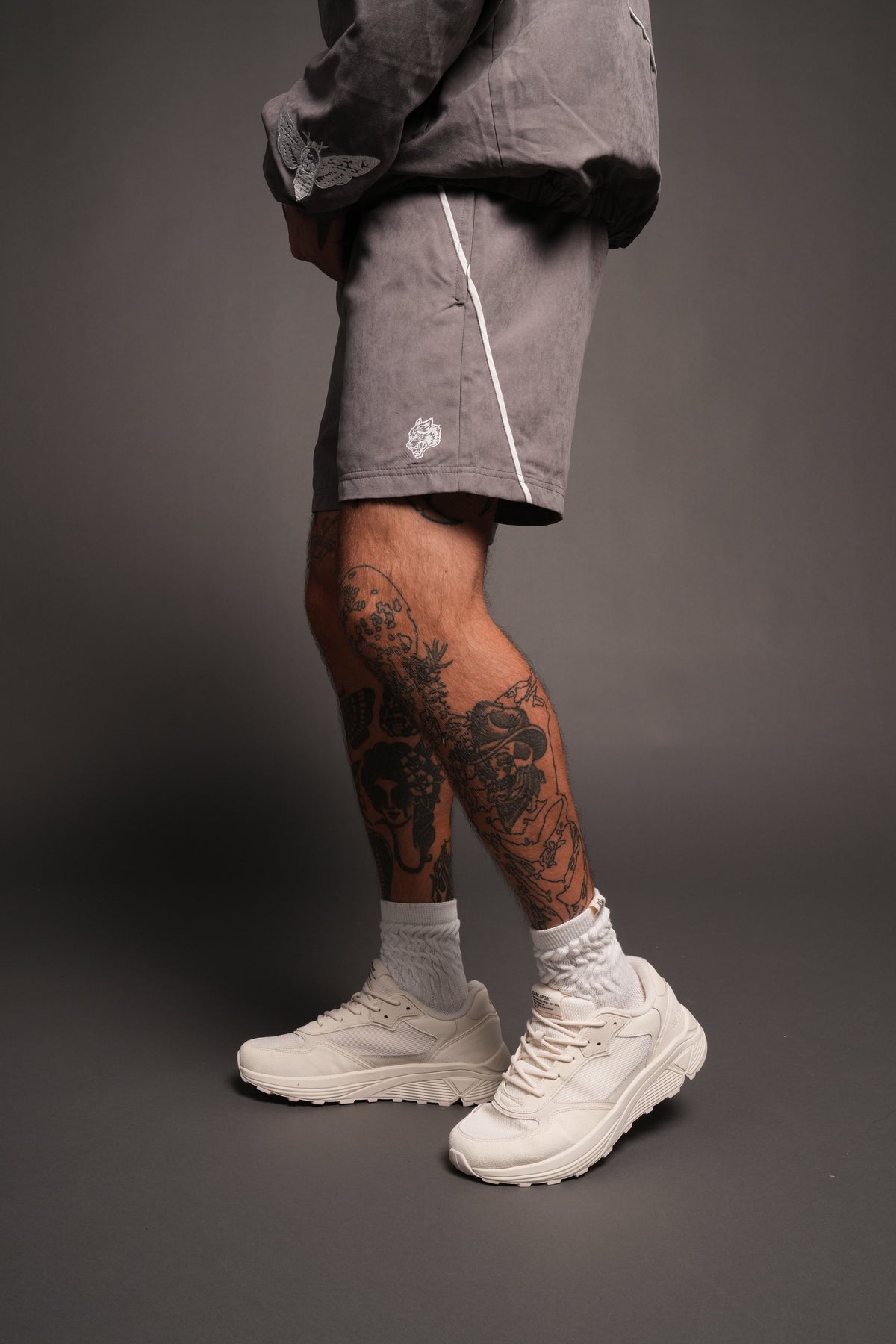 Mmxv V2 Darby V2 Track Shorts In Wolf Gray - imagem 4