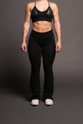 Dual Romy Foldover Pants In Black - imagem 1