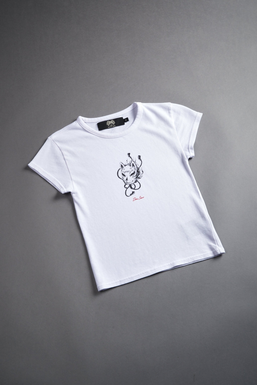NFGU Kitsune "Baby" Tee in White — imagem 6