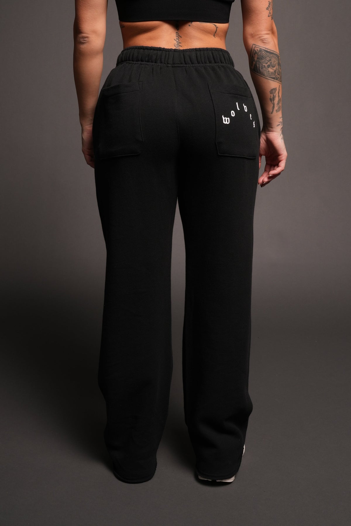 Dual Yara Pleated Sweat Pants In Black - imagem 4