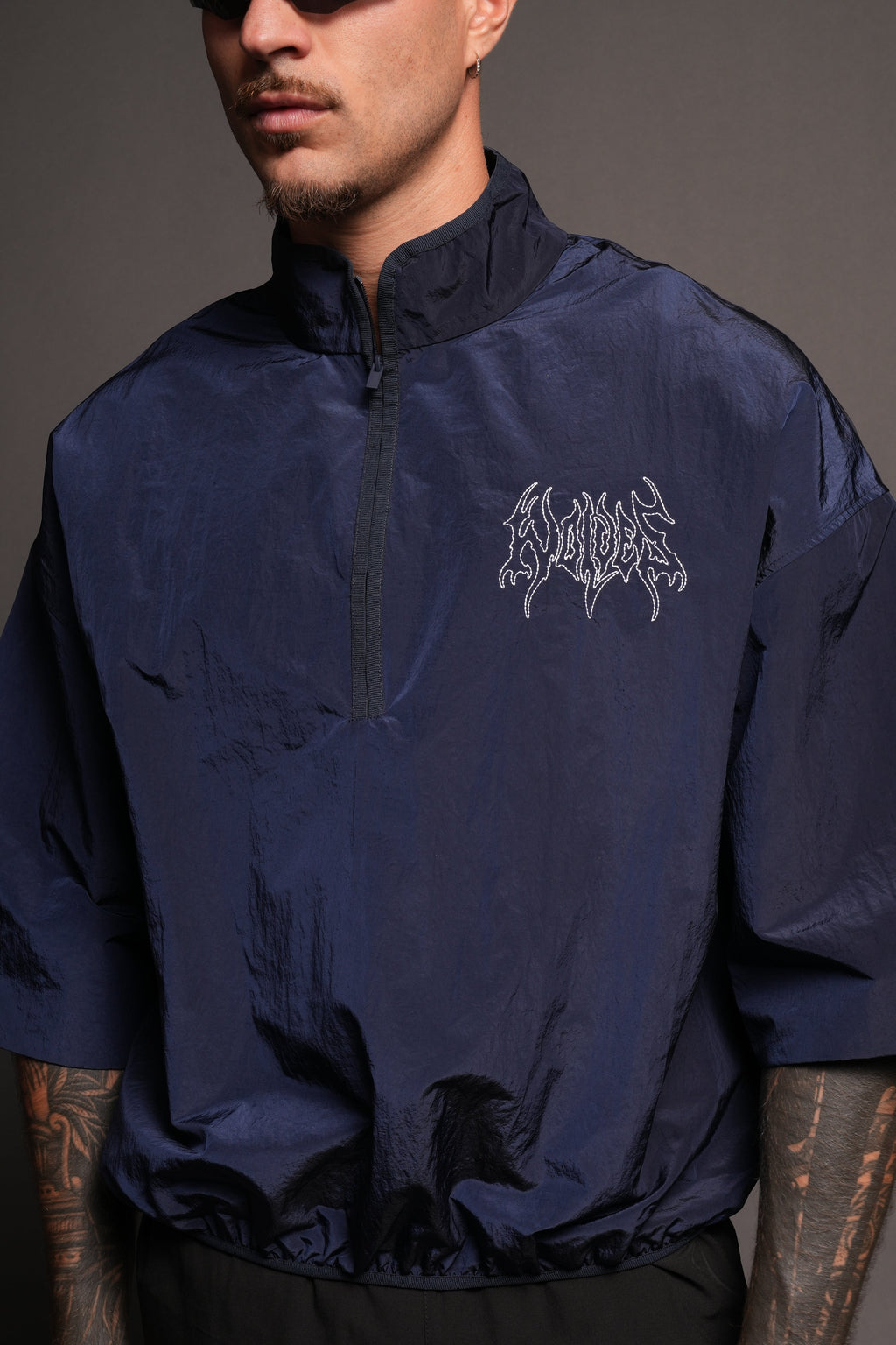 Hesh Forever V2 Mcguire Nylon Pullover In Navy - imagem 5