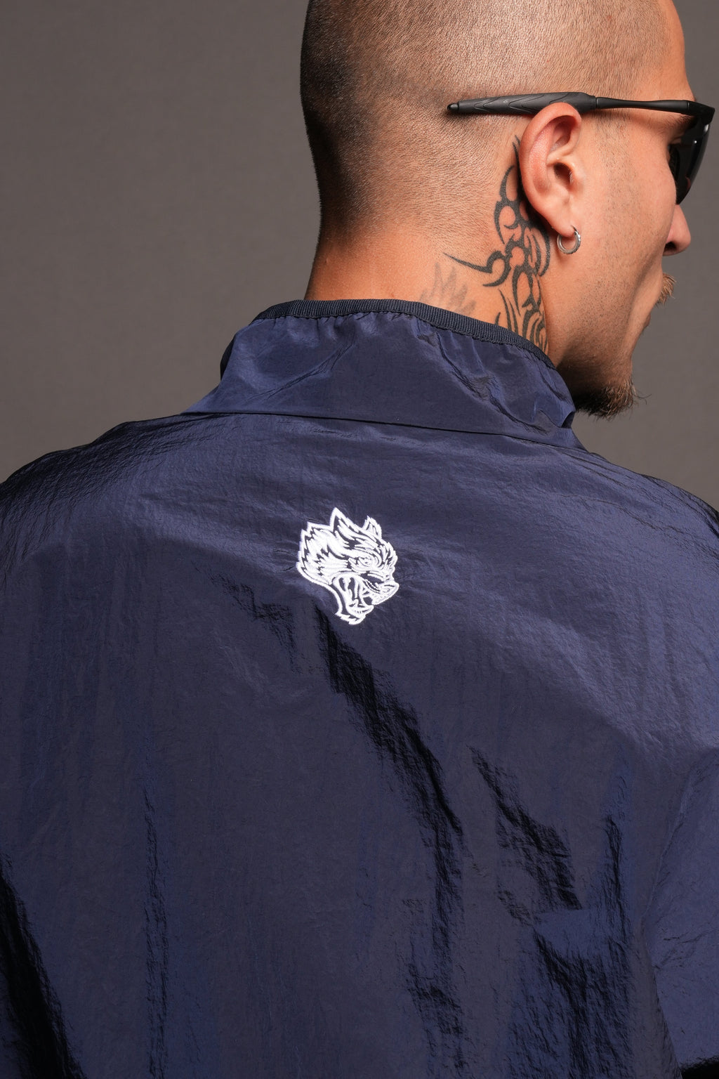 Hesh Forever V2 Mcguire Nylon Pullover In Navy - imagem 7