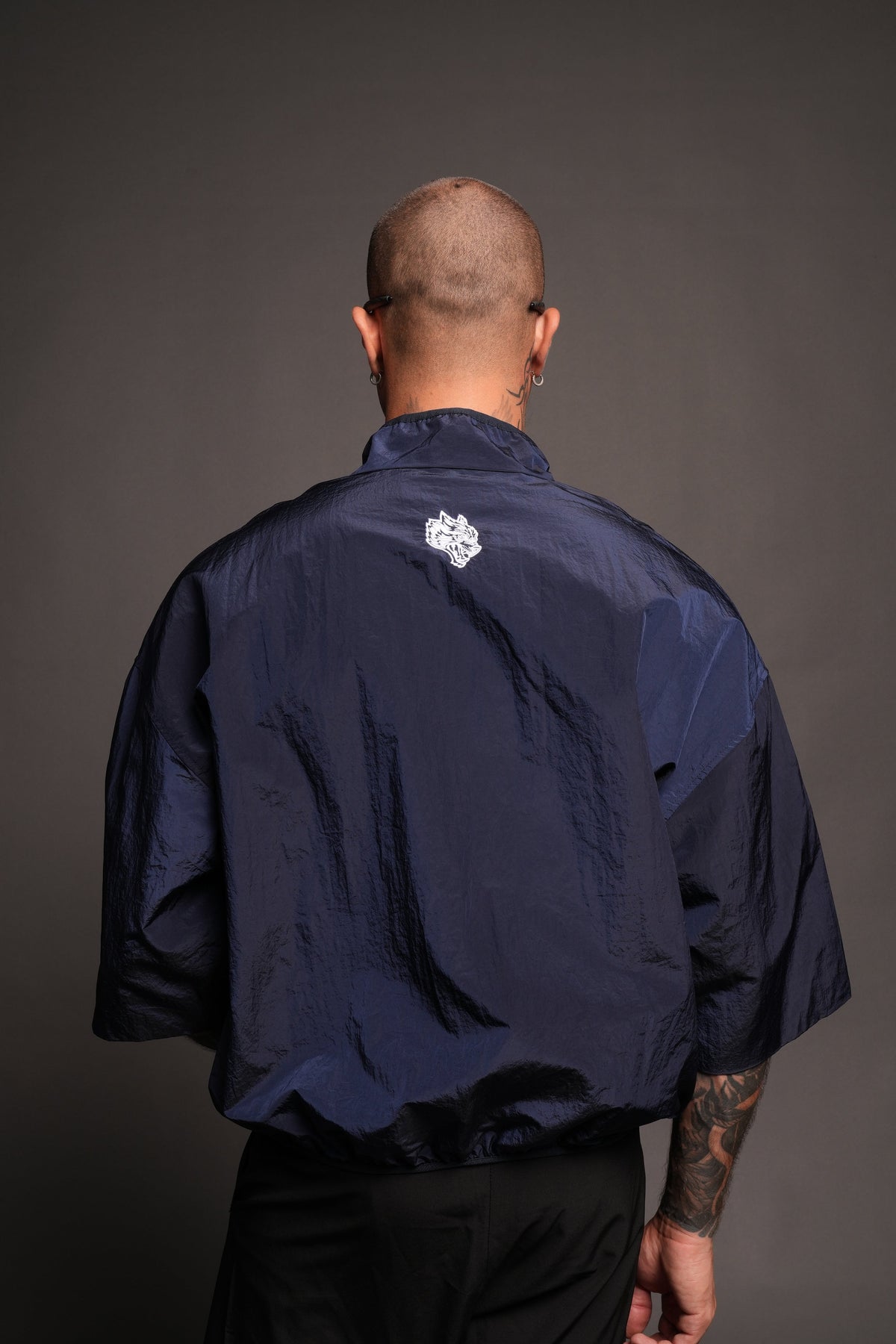 Hesh Forever V2 Mcguire Nylon Pullover In Navy - imagem 2