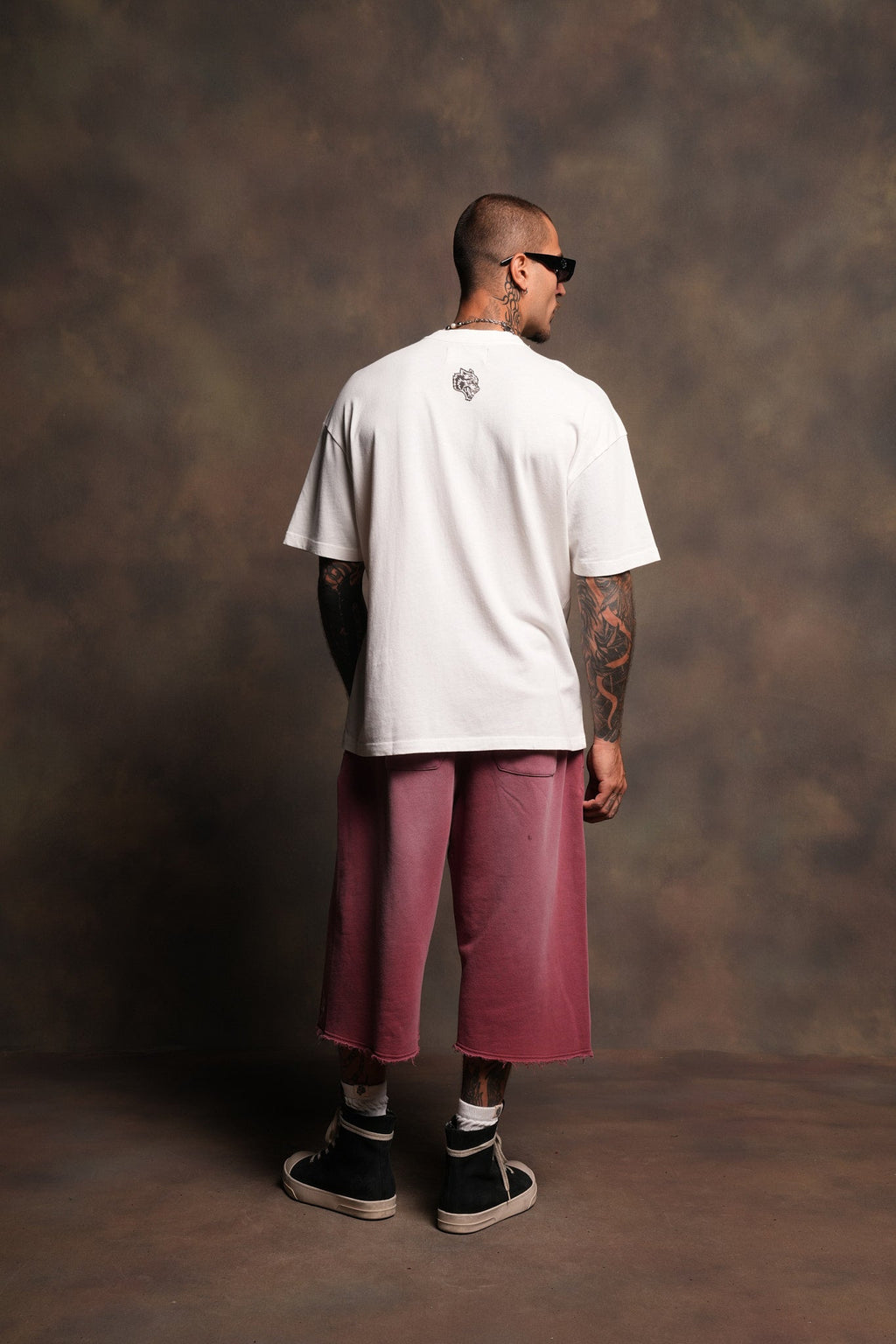 Ds Corazon Premium Oversized Tee In Cream