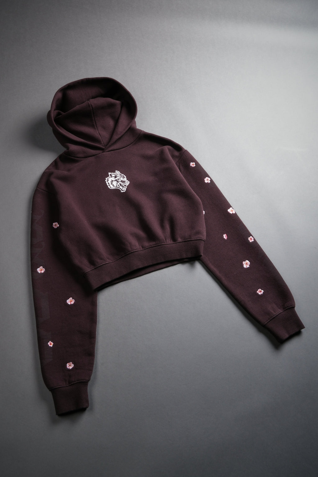 Blossom Forever "Rose" Hoodie in Darc Garnet — imagem 6