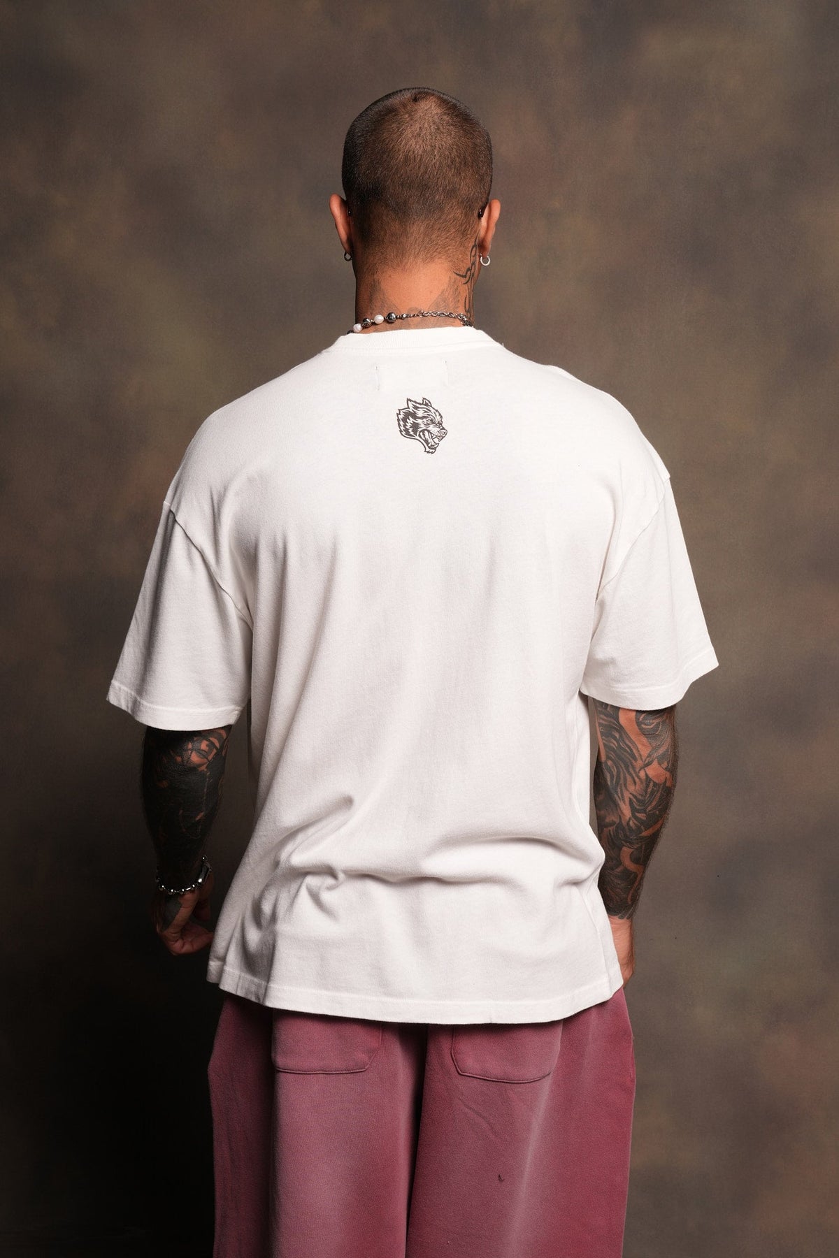 Ds Corazon Premium Oversized Tee In Cream