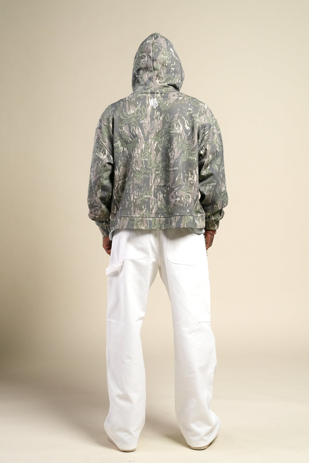 Only Loyalty Box Cut "Pierce" Hoodie in Norse Camo — imagem 6