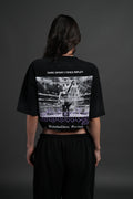 Rhea Forever Grunge Tee in Black Drift Wash — imagem 1