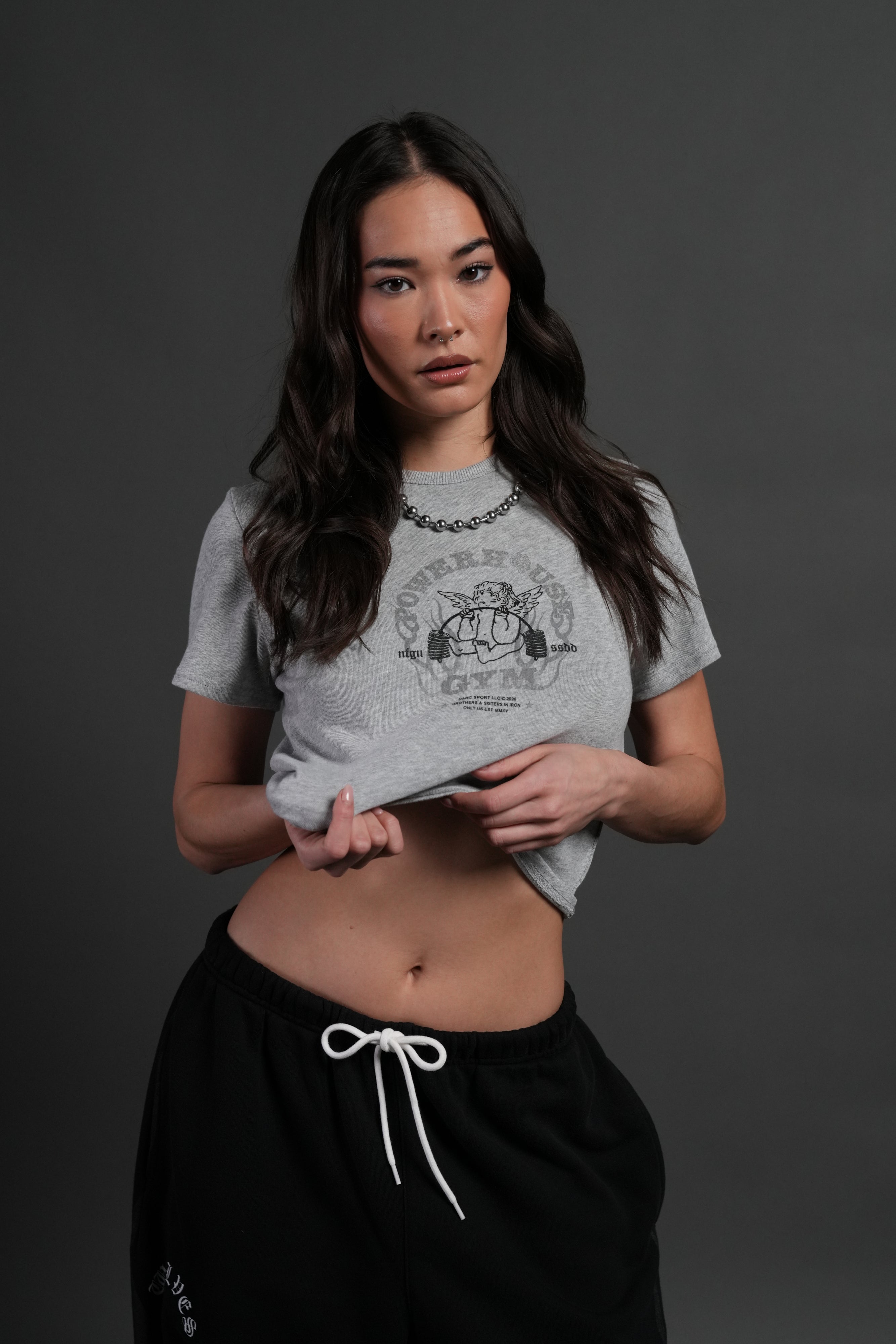 Powerhouse of the Cherub "Timeless" Tee in Light Athletic Gray — imagem 1