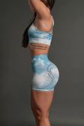 Dual Finite Code Everson Seamless "Training" Shorts in Greek Stone Starry Sky — imagem 1