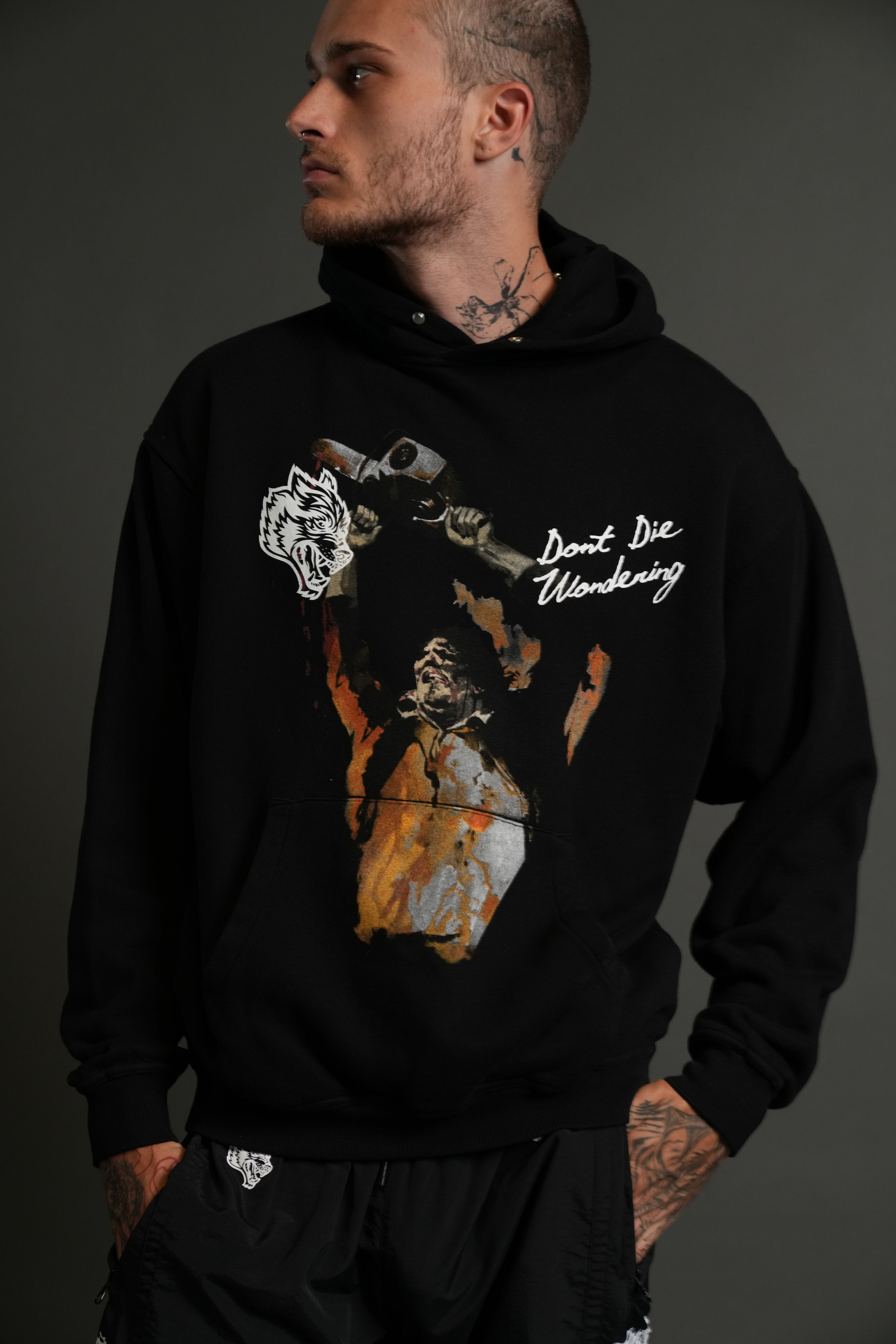 Massacre "Pierce" Hoodie in Black — imagem 4