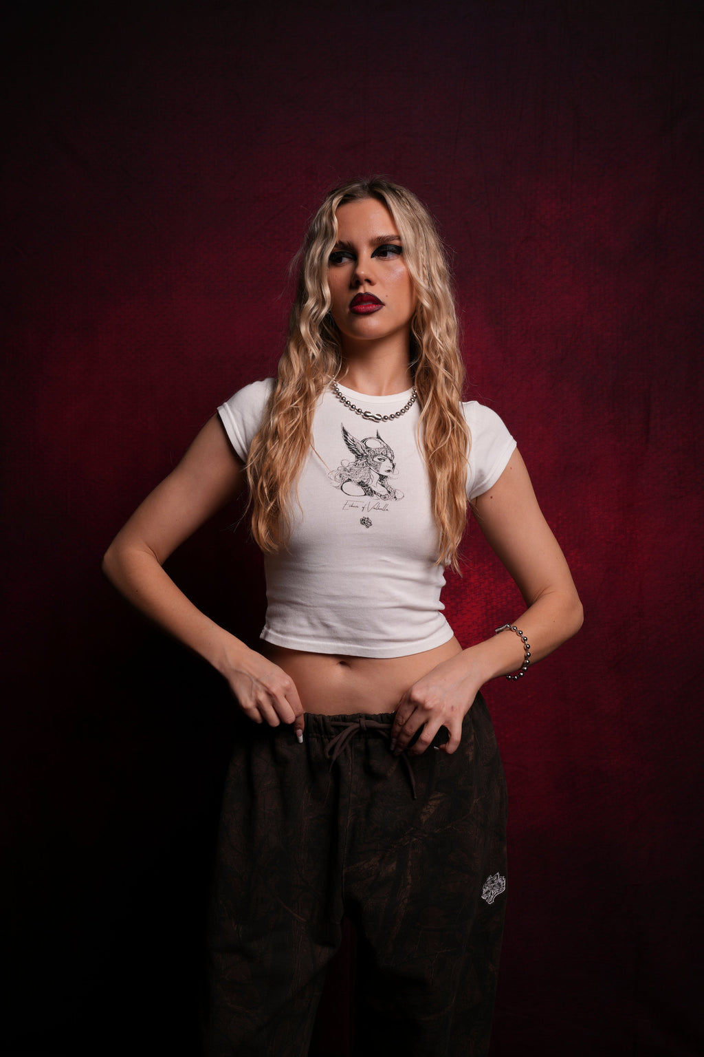 She Warrior "Baby" Tee in Cream — imagem 3