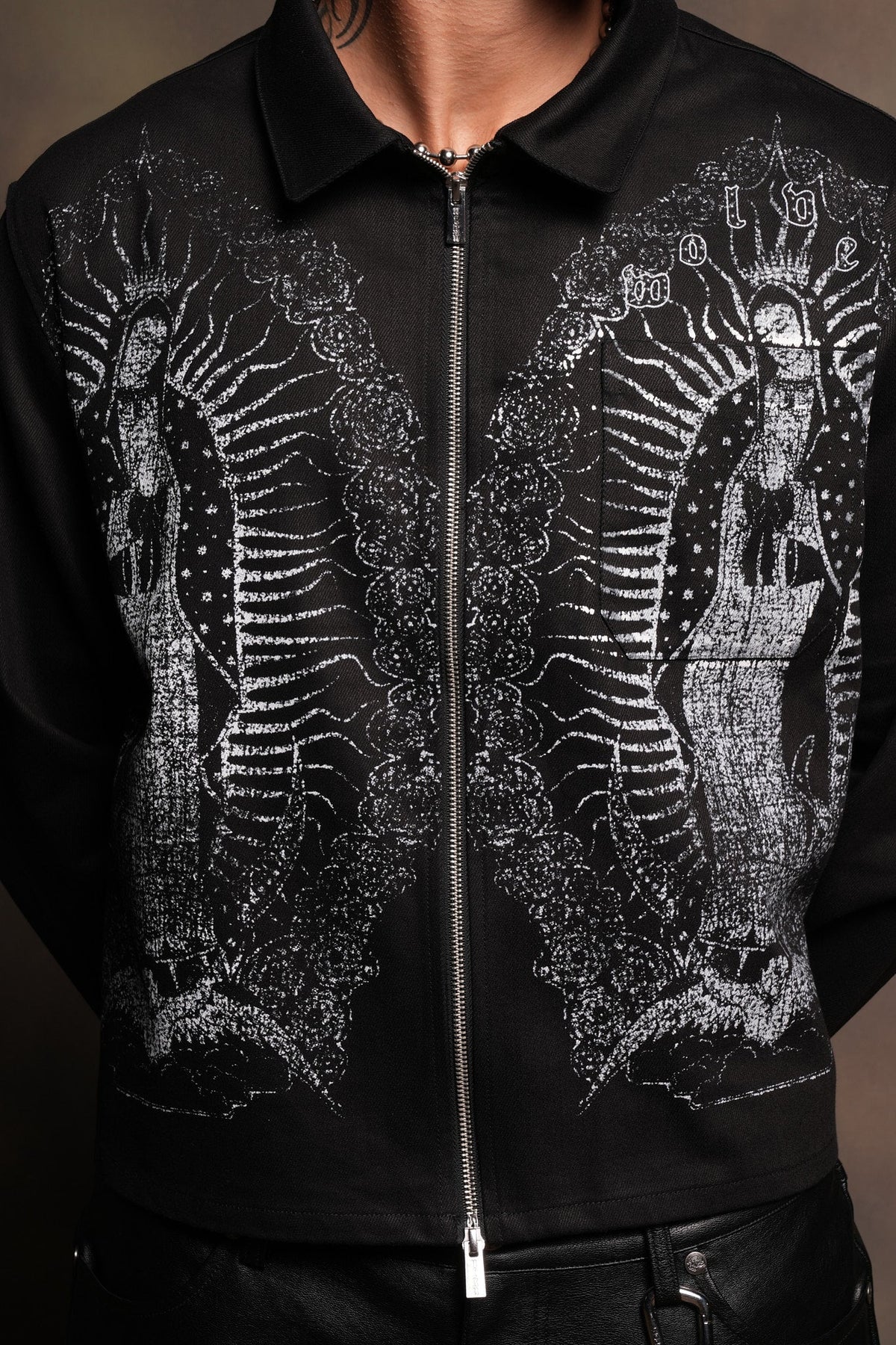 Nuestra Senora Ls Vince Shirt In Black