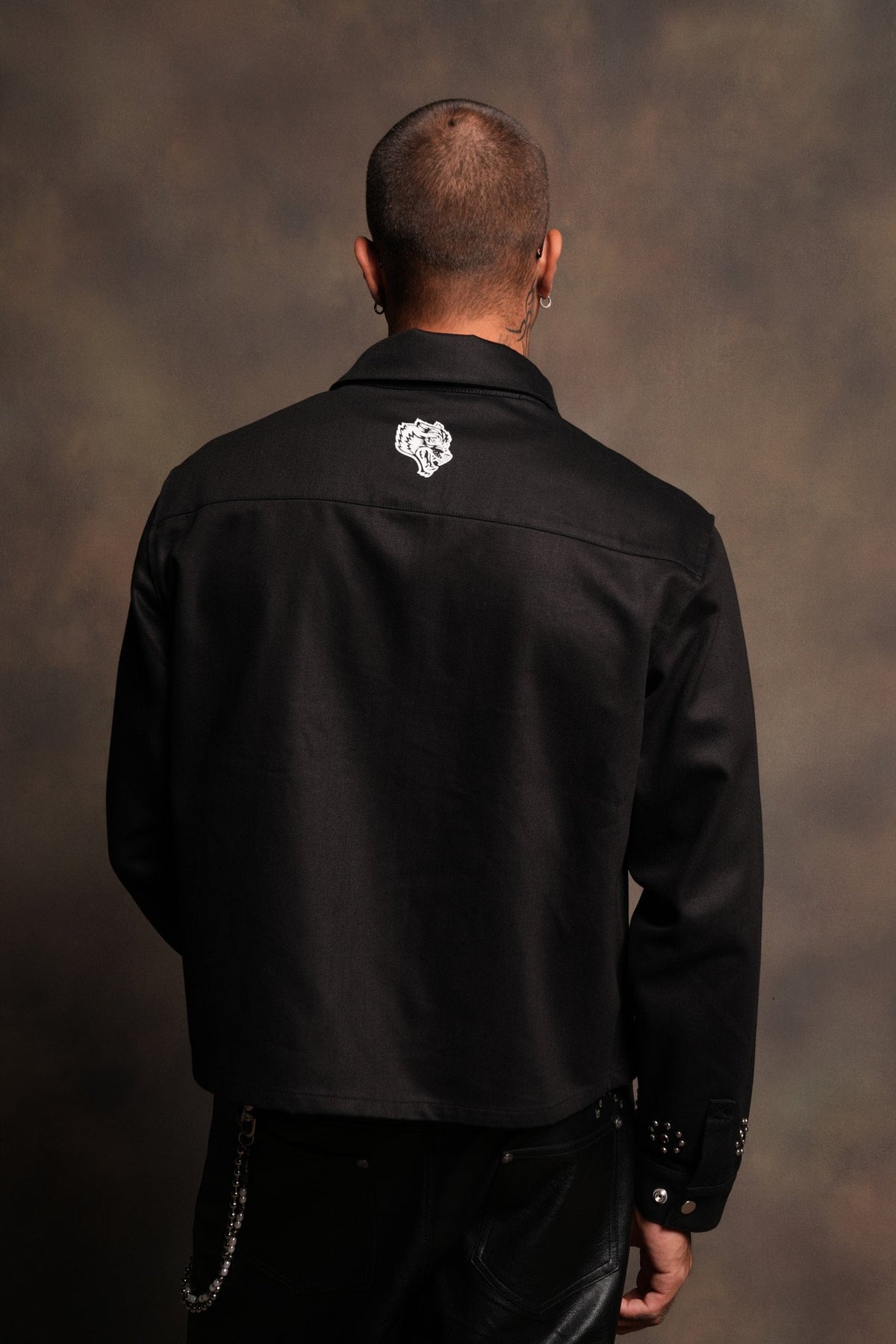 Nuestra Senora Ls Vince Shirt In Black
