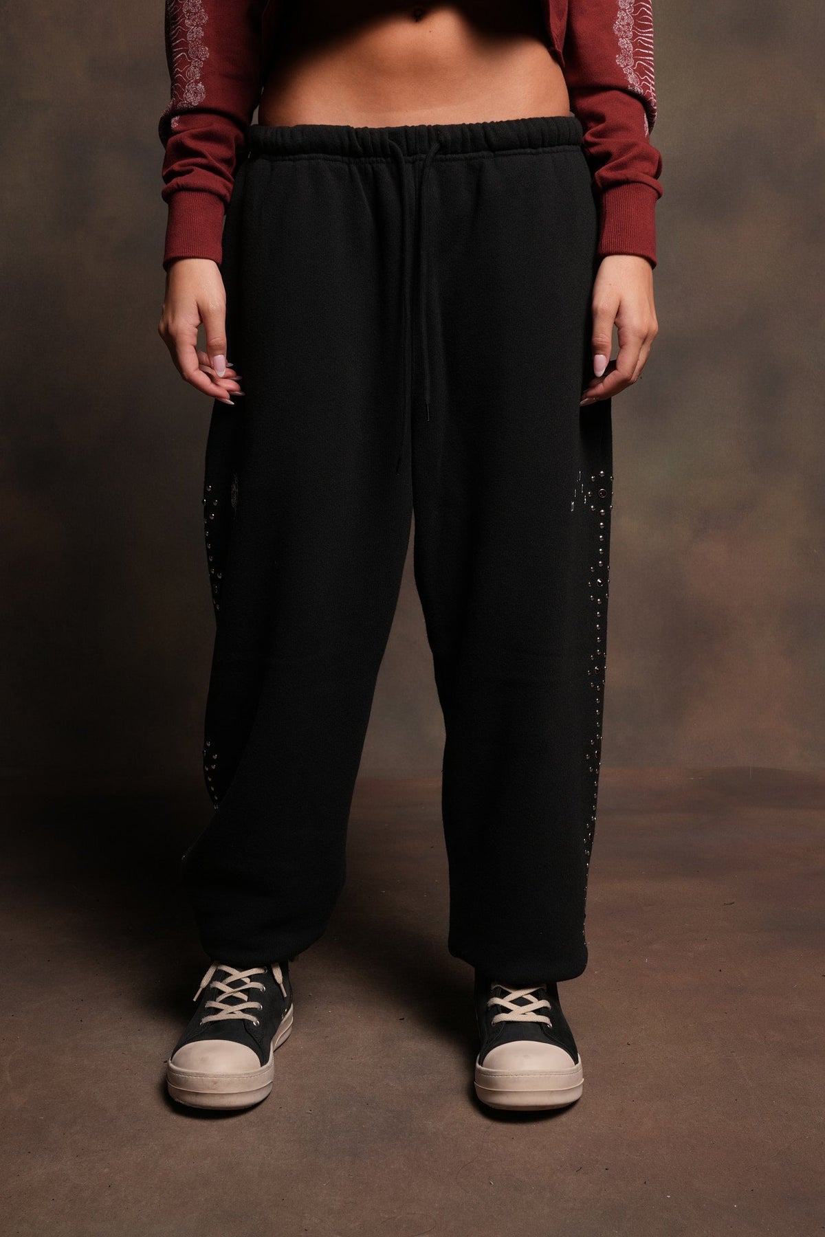 Stud Lobo Premium Lounger Sweatpants In Black