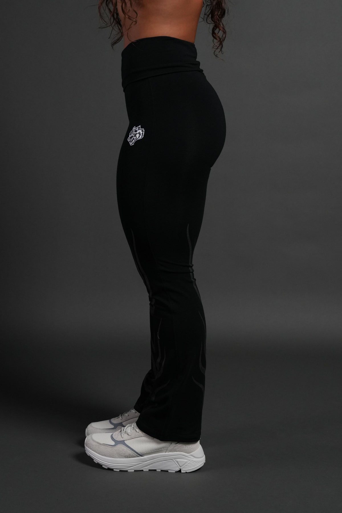 Hellfire Romy Foldover Pants in Black - imagem 2