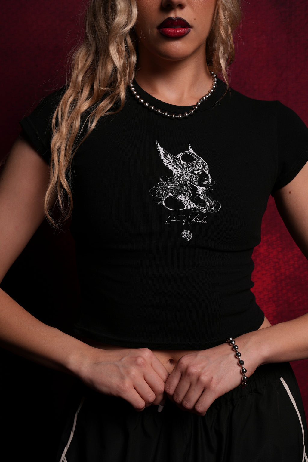 She Warrior "Baby" Tee in Black — imagem 1