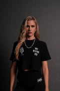 Bury Me In Darc NFGU "Premium" (Cropped) Tee in Black — imagem 1