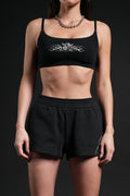 Race Inferno Ellie Sweat Shorts in Black - imagem 1
