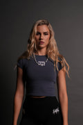 Wolf Label SSDDNFGU "Baby" Tee in Darc Blue — imagem 1
