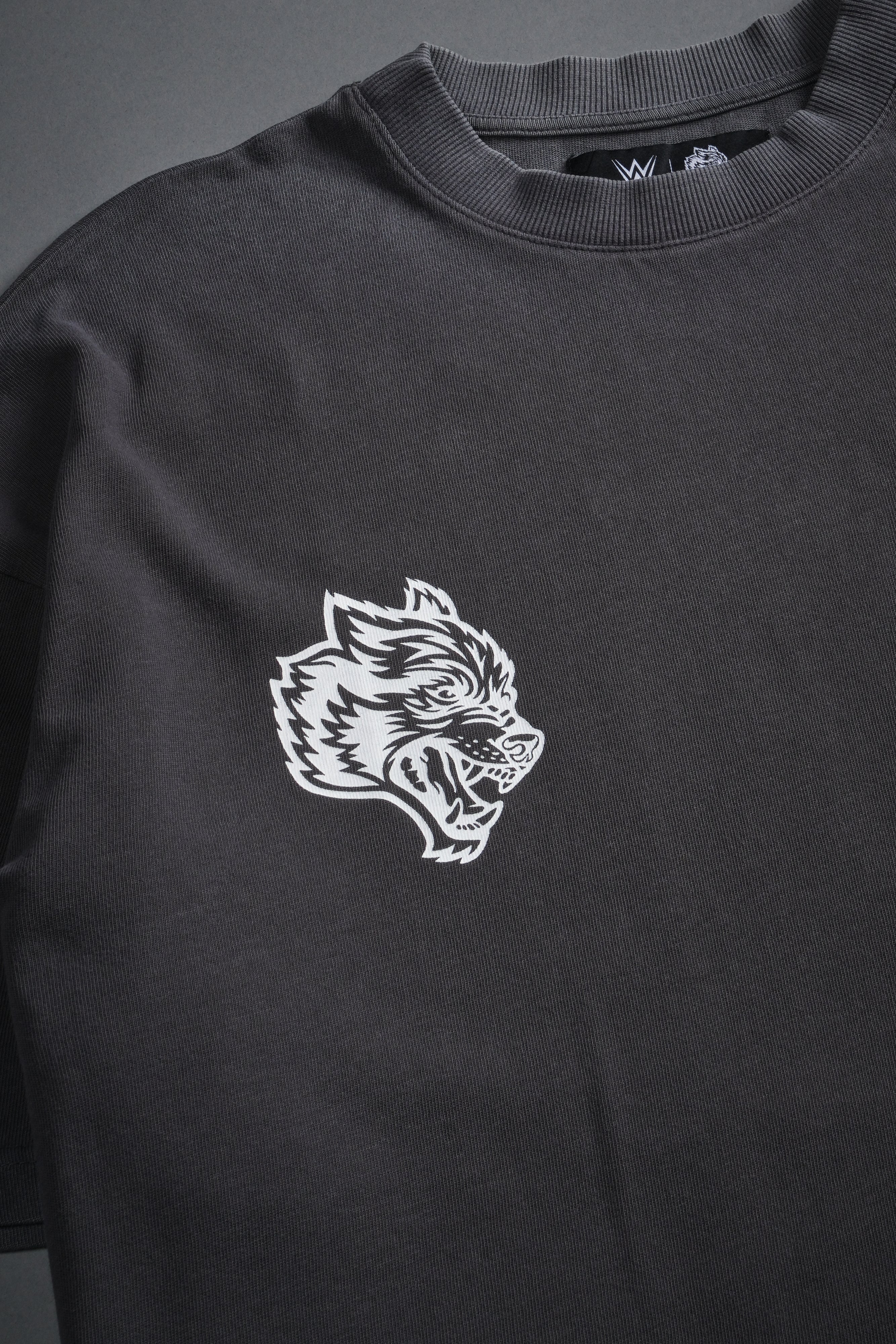 Feed the Beast Premium Oversized Tee in Wolf Gray — imagem 9