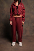 Stud Lobo Premium Lounger Sweatpants In Cherry Red