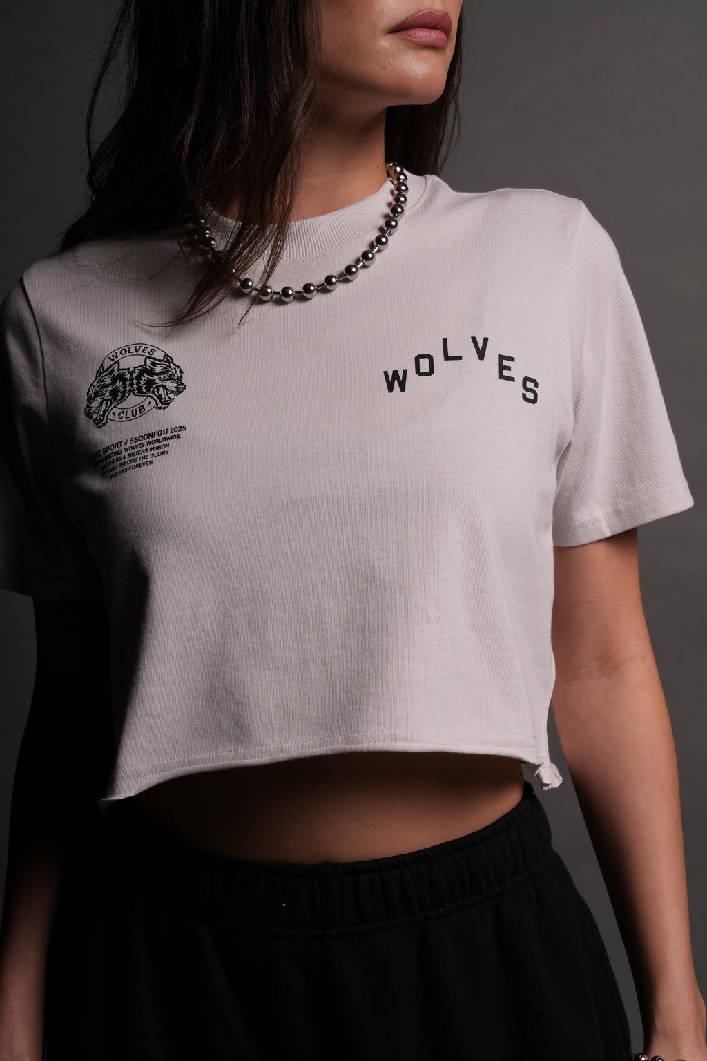 Pyramid V2 "Premium" (Cropped) Tee in Stone — imagem 5