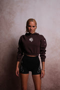 Blossom Forever "Rose" Hoodie in Darc Garnet — imagem 1