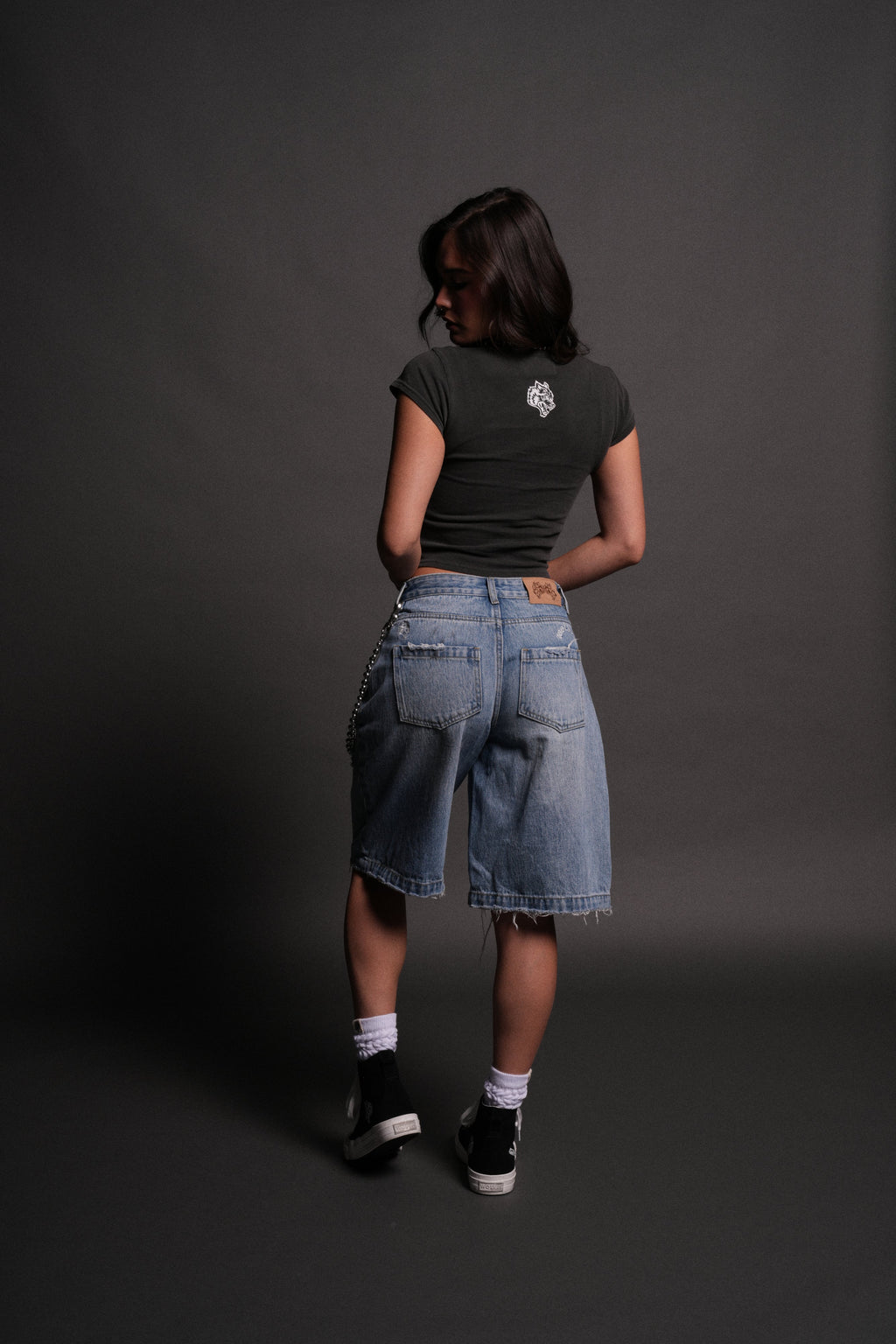 Memento Amore "Baby" Tee in Wolf Gray — imagem 6