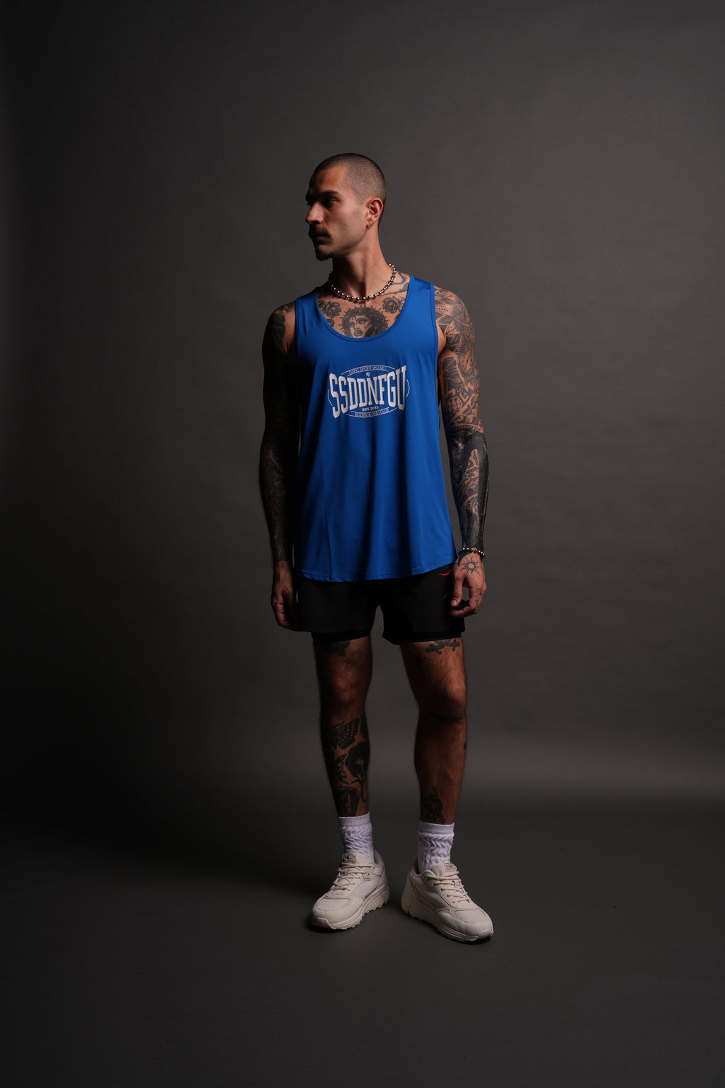 SSDDNFGU FRVR "Dry Wolf" Mecca Tank in Cobalt Blue — imagem 5