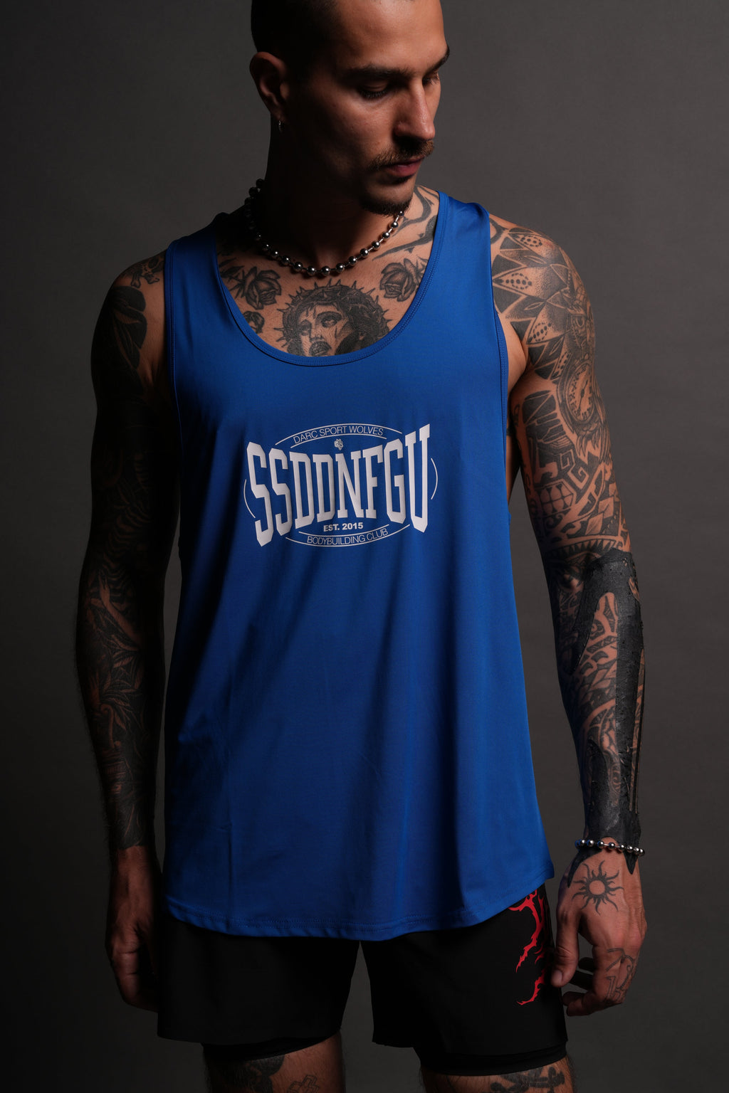 SSDDNFGU FRVR "Dry Wolf" Mecca Tank in Cobalt Blue — imagem 4