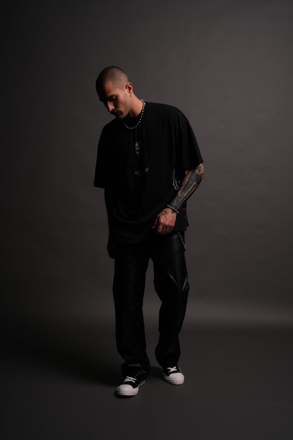 Austin 3:16 "Premium" Oversized Tee in Black — imagem 6
