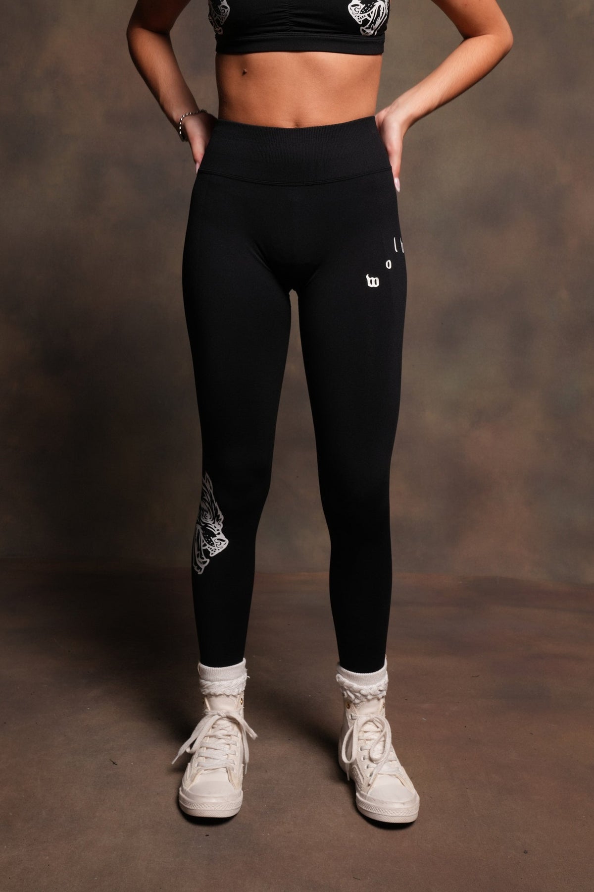 Wolf Pyramid Evey Seamless Leggings In Black