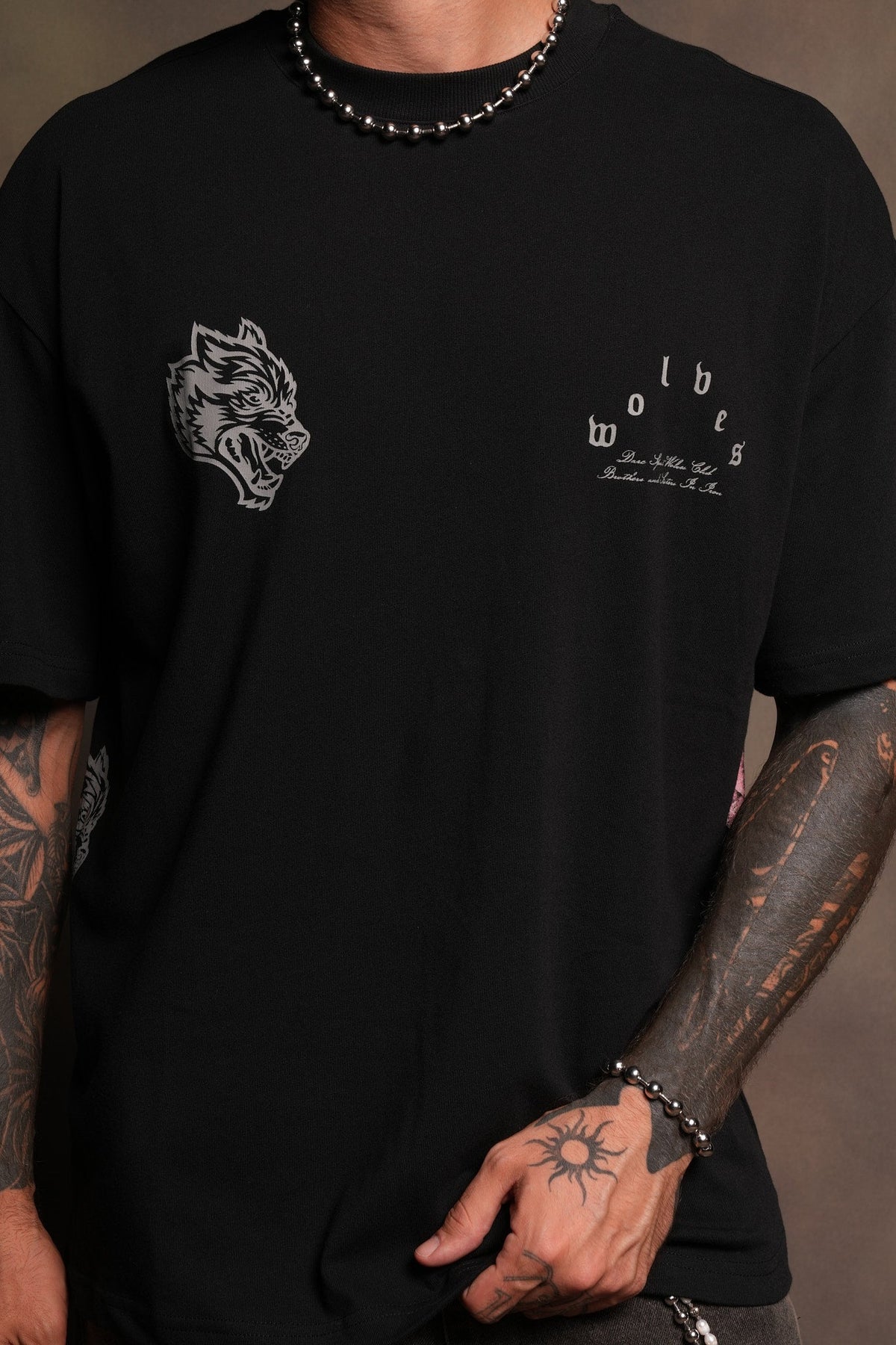 Darc Corazon Premium Oversized Tee In Black