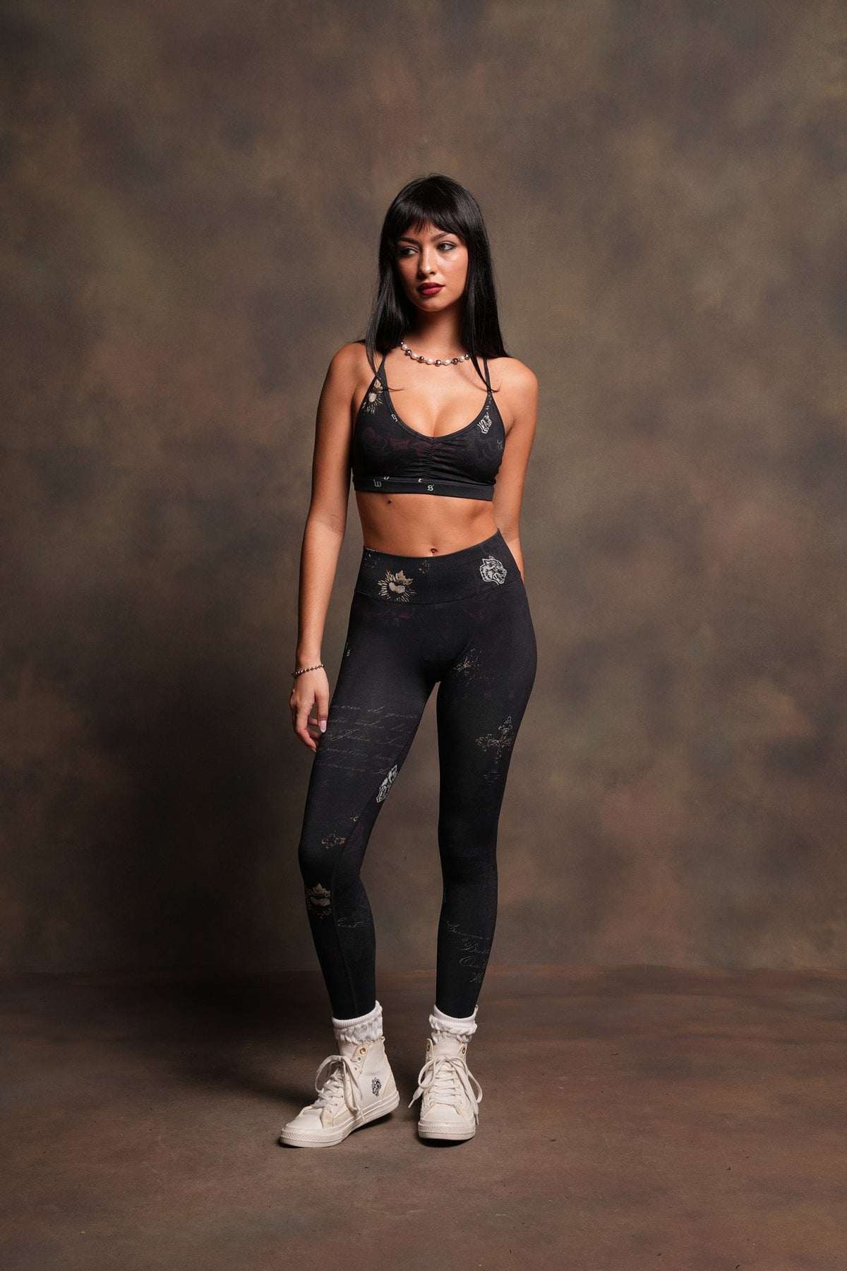 Wolves Pyramid Evey Seamless Bra In Midnight Sorrow