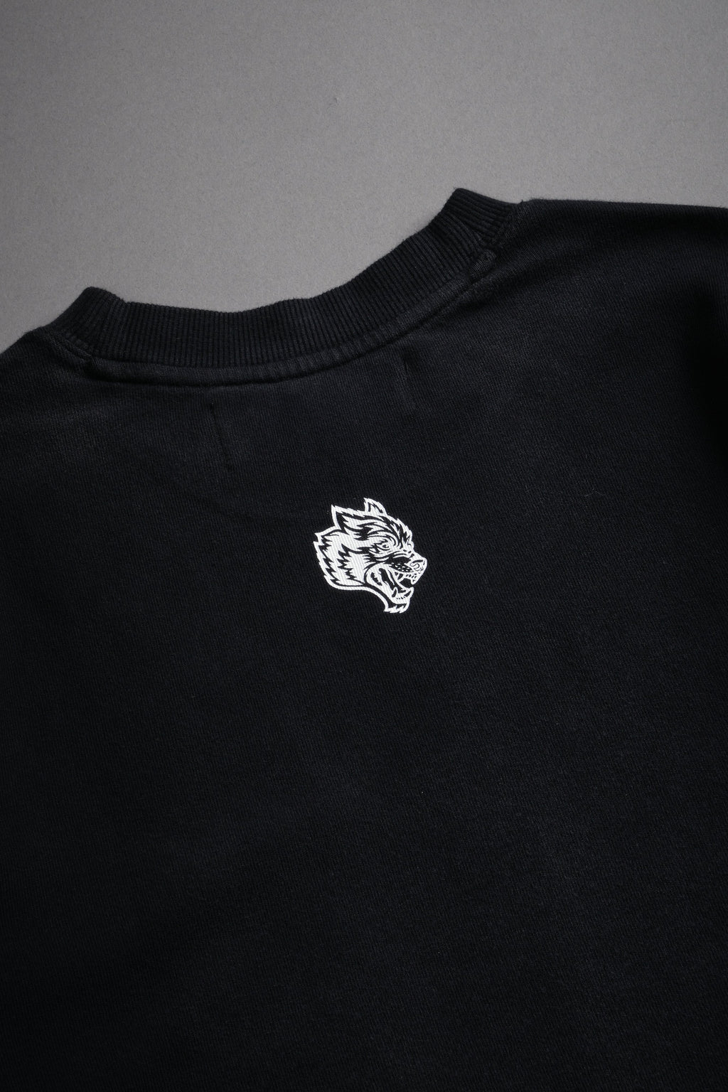 Our Script "Premium" (Cropped) Tee in Black Spine Sun Fade — imagem 9