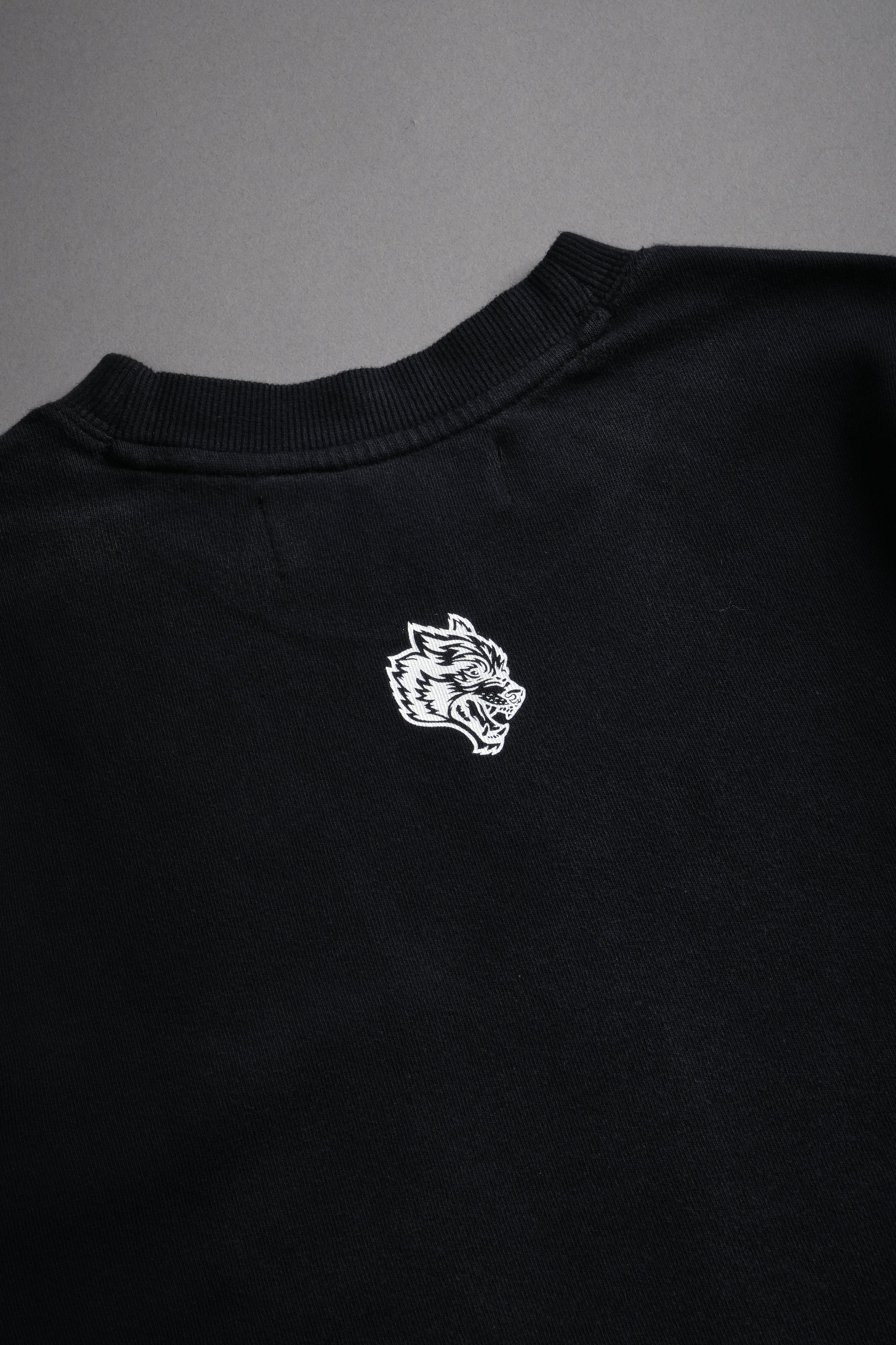 Our Script "Premium" (Cropped) Tee in Black Spine Sun Fade — imagem 9