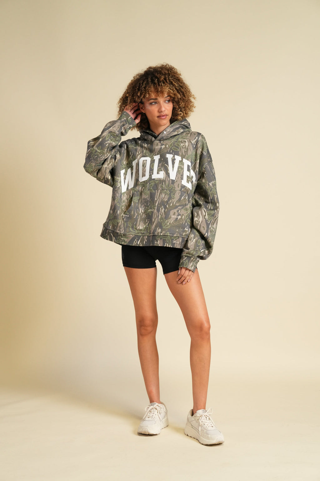 Only Loyalty Box Cut "Pierce" Hoodie in Norse Camo — imagem 9